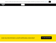 Tablet Screenshot of exiomsolution.com